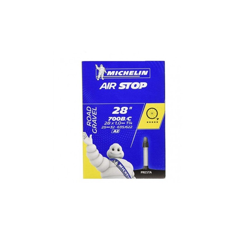 copia de CAMARA MICHELIN 28" X 1.1 - 1 1/4 / 700" X 25-32 C (25/35-622/635) FV 48