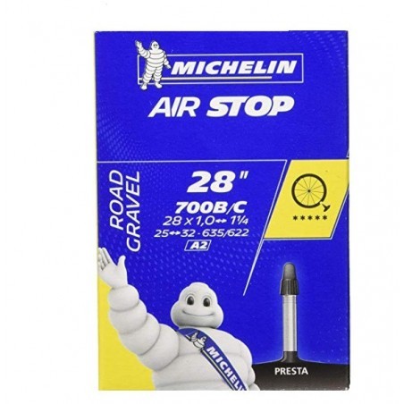 copia de CAMARA MICHELIN 28" X 1.1 - 1 1/4 / 700" X 25-32 C (25/35-622/635) FV 48