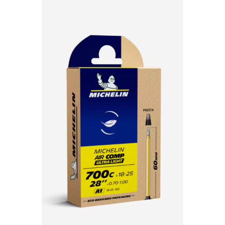 CAMARA MICHELIN AIR STOP 700" X 18-25 C (18/25-622) FV 60